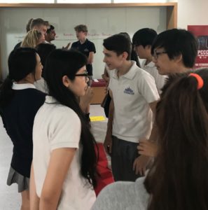 Argumentennis demonstrated at Ho Chi Minh International School, 2017